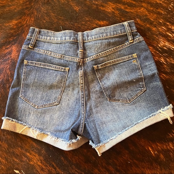 Madewell High Rise Denim Shorts - Picture 2 of 3